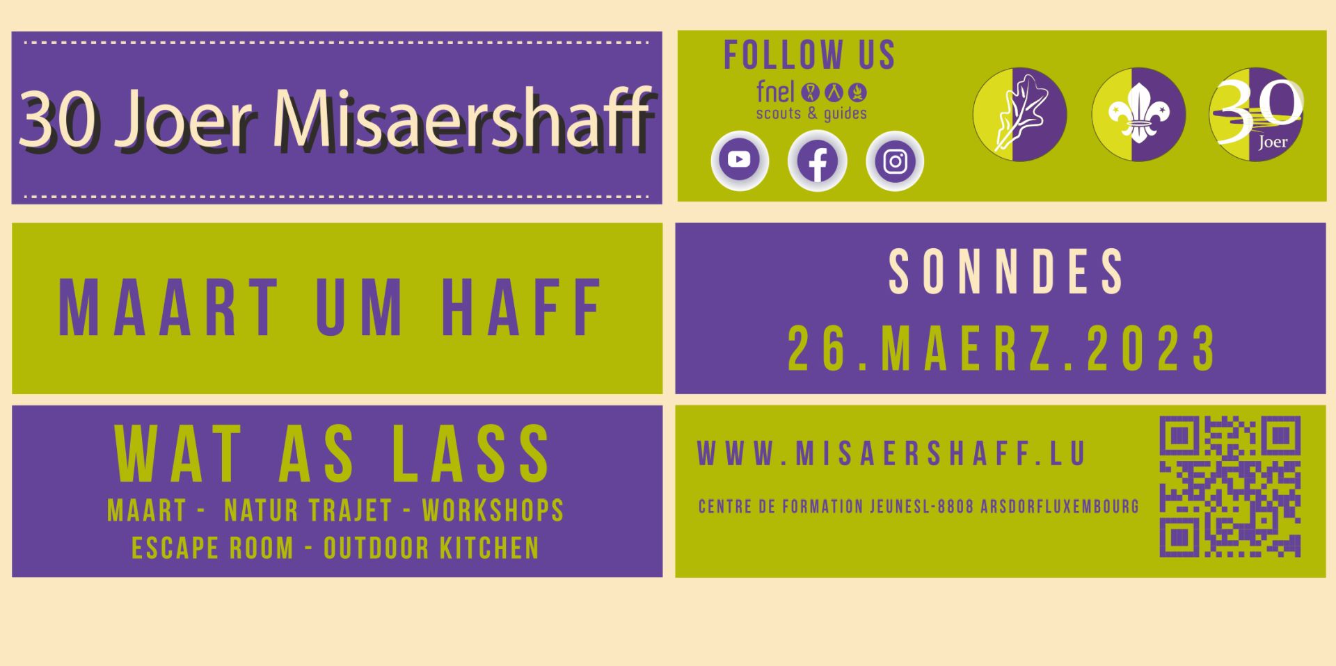 De Misaershaff feiert 30 Joer !